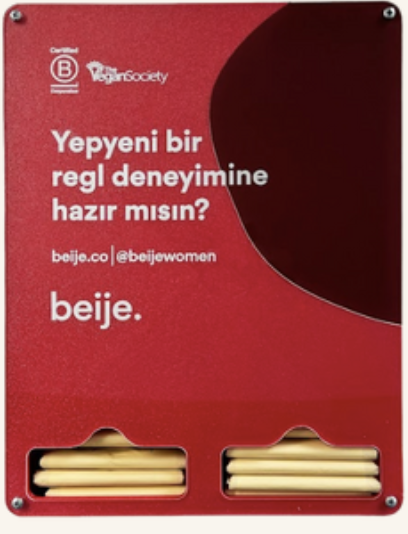 beije Model A kırmızı dispenser